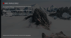 Desktop Screenshot of mikepapageorge.com